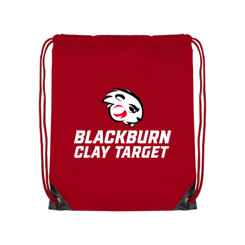  Red Drawstring Backpack - Blakcburn Clay Target
