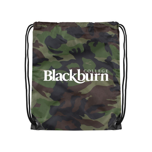  Camo Drawstring Backpack - Blackburn College