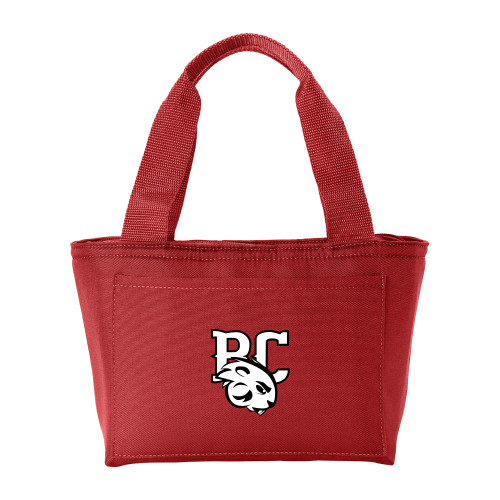  Insulated Red Lunch Tote - BC with Buzz