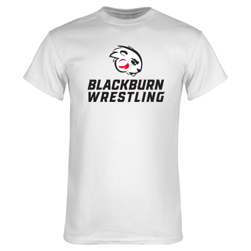  White T Shirt - Blackburn Wrestling