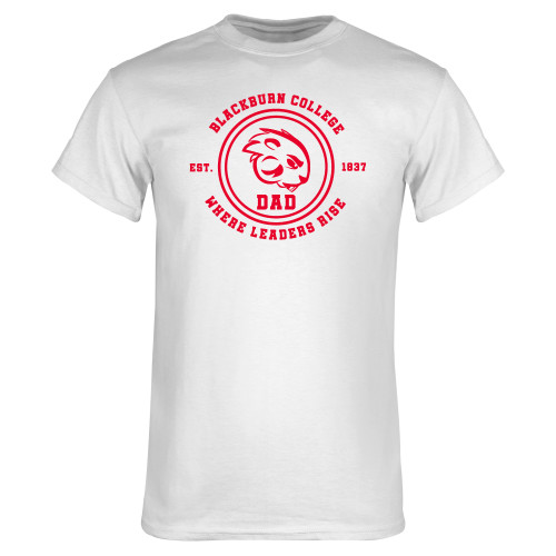  White T Shirt - Dad Seal - Blackburn College