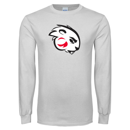  White Long Sleeve T Shirt - Buzz