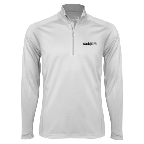  Syntrel White Interlock 1/4 Zip - Blackburn College