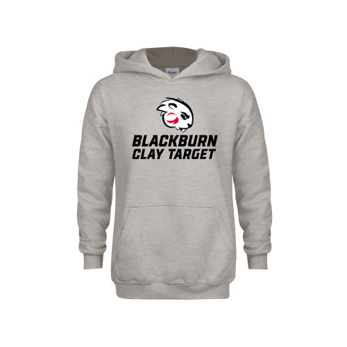  Youth Grey Fleece Hood - Blakcburn Clay Target