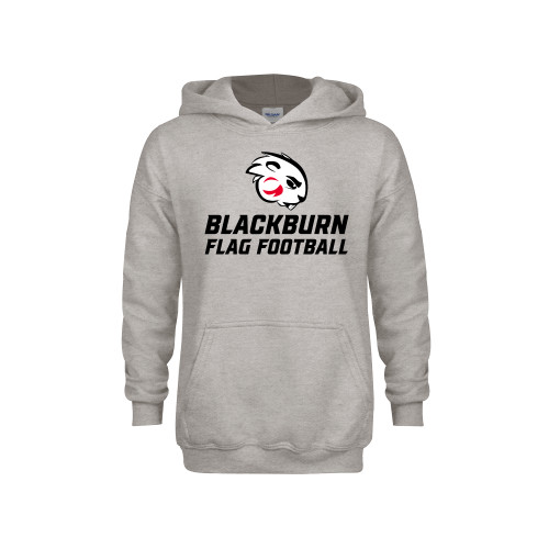  Youth Grey Fleece Hood - Blakcburn Flag Football