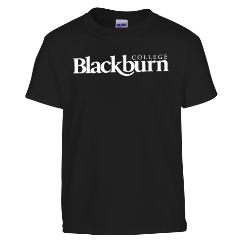  Youth Black T Shirt - Blackburn College