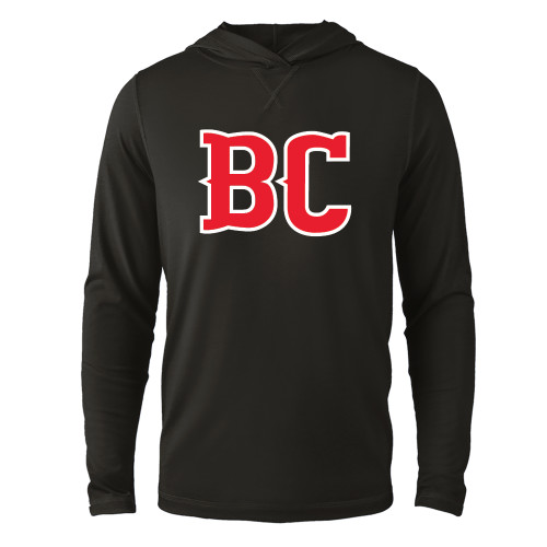  Black Long Sleeve Hooded Tee - BC