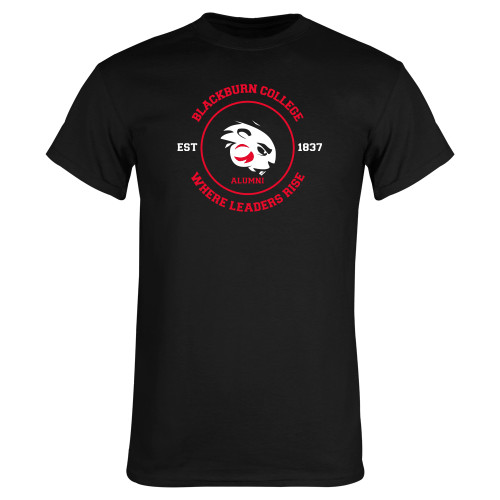  Black T Shirt - Alumni Seal - Blackburn College