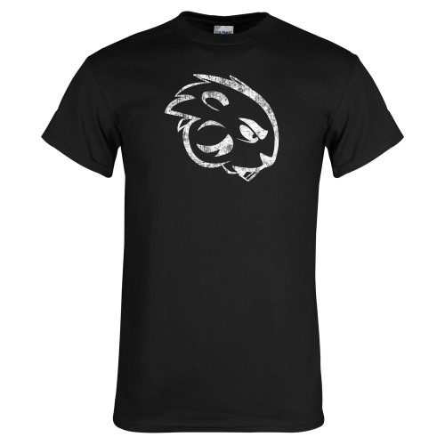  Black T Shirt - Buzz Distressed