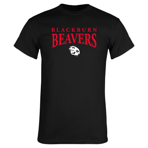  Black T Shirt - Blackburn Beavers Arched Over Buzz