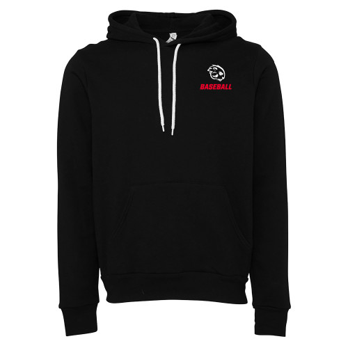  Bella + Canvas Black Fleece Hood - Baseball