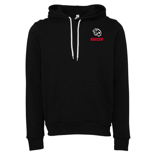  Bella + Canvas Black Fleece Hood - Soccer
