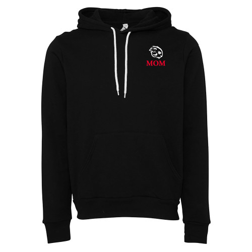  Bella + Canvas Black Fleece Hood - Mom with Buzz