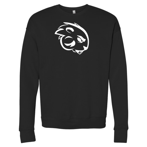  Bella + Canvas Black Fleece Crew - Buzz