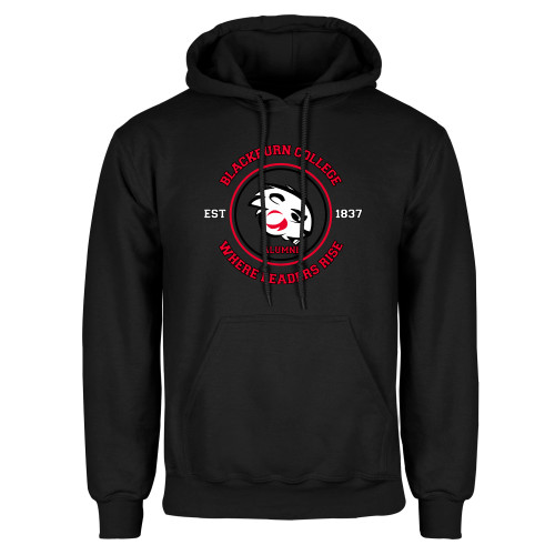  Black Fleece Hoodie - Alumni Seal - Blackburn College