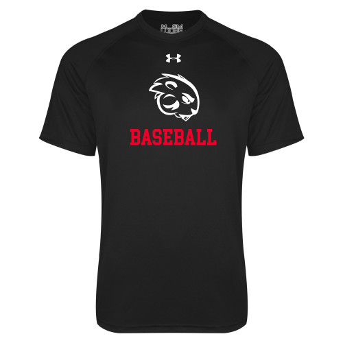  Under Armour Black Tech Tee - Baseball
