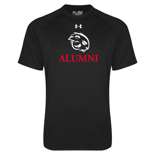  Under Armour Black Tech Tee - Alumni with Buzz