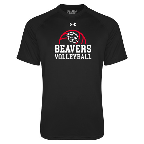  Under Armour Black Tech Tee - Beavers Volleyball