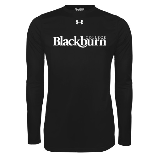  Under Armour Black Long Sleeve Tech Tee - Blackburn College