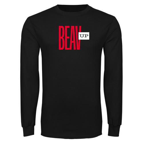  Black Long Sleeve T Shirt - Beav Up