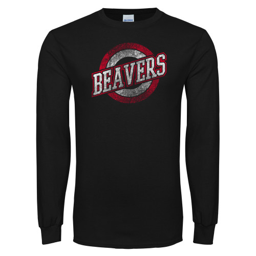  Black Long Sleeve T Shirt - Beaver Target