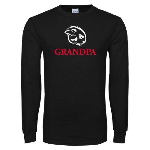  Black Long Sleeve T Shirt - Grandpa with Buzz