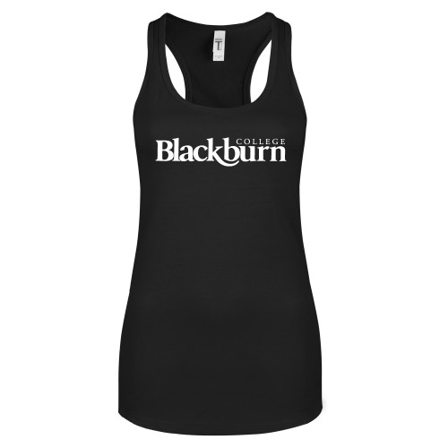  Next Level Womens Black Racerback Tank  - Blackburn College