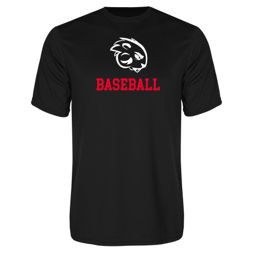 Black Performance Tee - Baseball