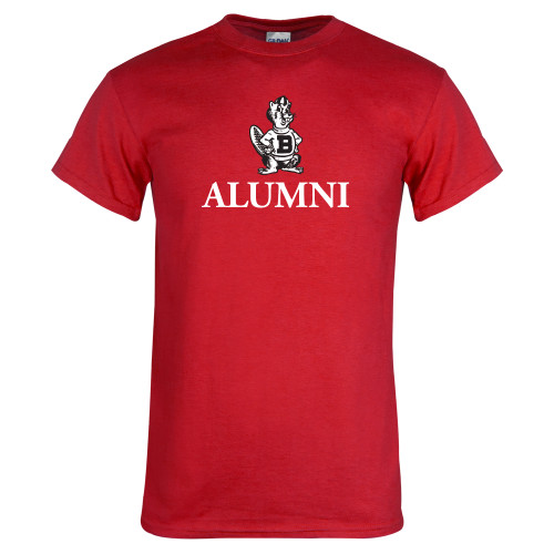  Red T Shirt - Alumni with Barney
