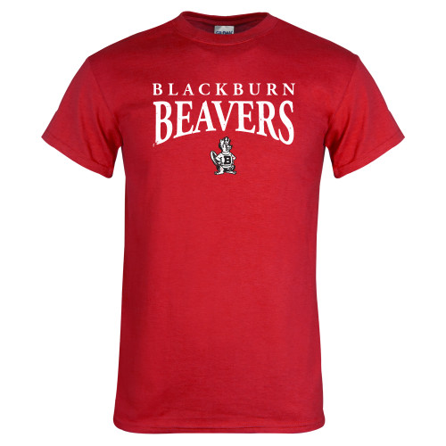  Red T Shirt - Blackburn Beavers Arched Over Barney