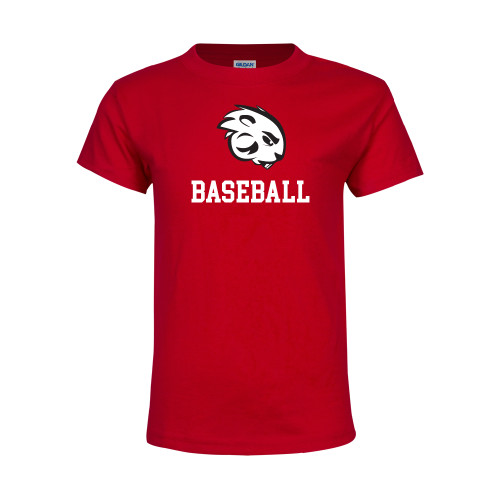  Youth Red T Shirt - Baseball