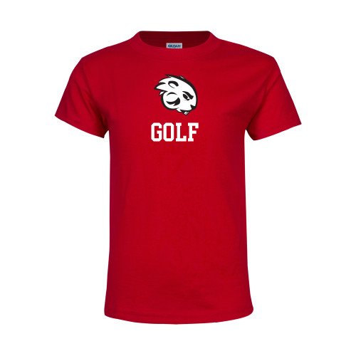 Youth Red T Shirt - Golf