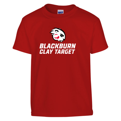  Youth Red T Shirt - Blakcburn Clay Target