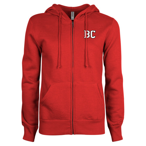 Main Image for  ENZA Womens Red Fleece Full Zip Hoodie