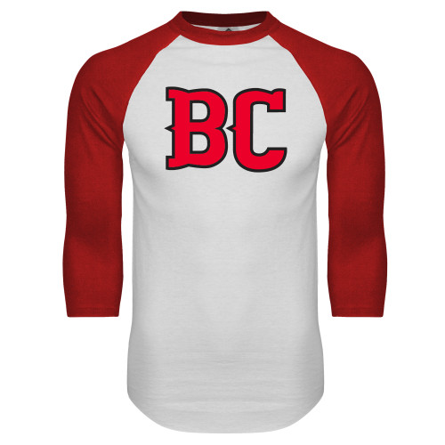 Main Image for  White/Red Raglan Baseball T Shirt