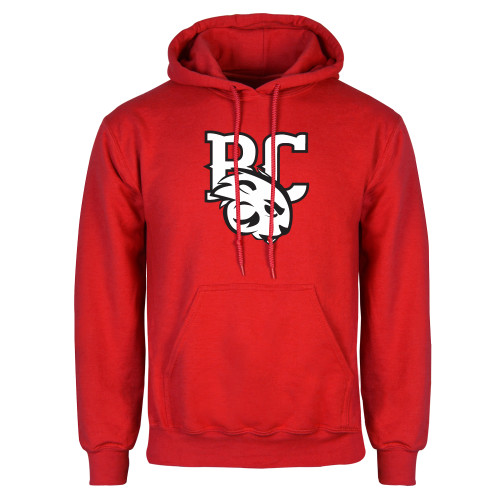  Red Fleece Hoodie - BC with Buzz