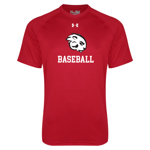  Under Armour Red Tech Tee - Baseball