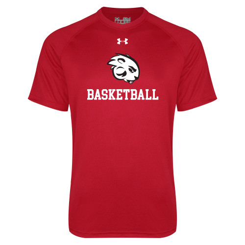  Under Armour Red Tech Tee - Basketball