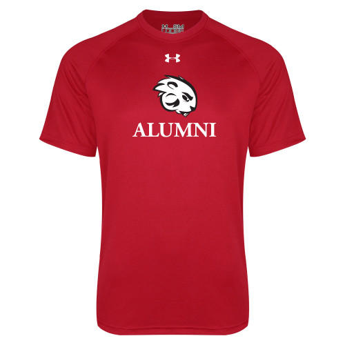  Under Armour Red Tech Tee - Alumni with Buzz