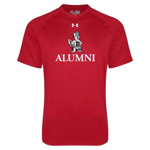  Under Armour Red Tech Tee - Alumni with Barney