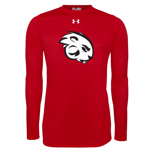 Main Image for  Under Armour Red Long Sleeve Tech Tee