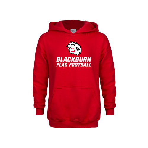  Youth Red Fleece Hoodie - Blakcburn Flag Football
