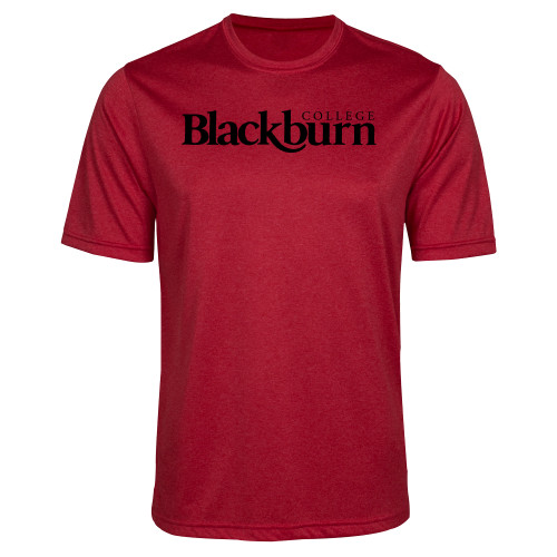  Red Heather Performance Contender Tee - Blackburn College