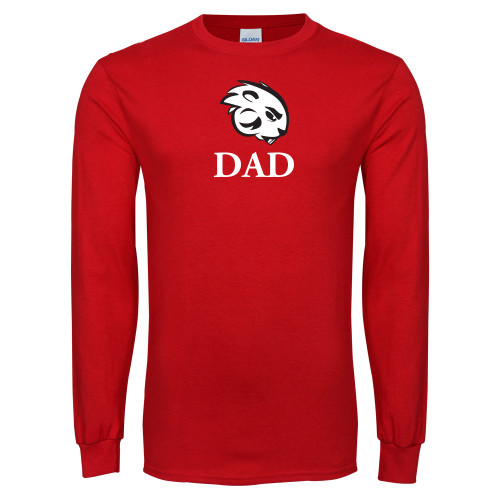  Red Long Sleeve T Shirt - Dad with Buzz