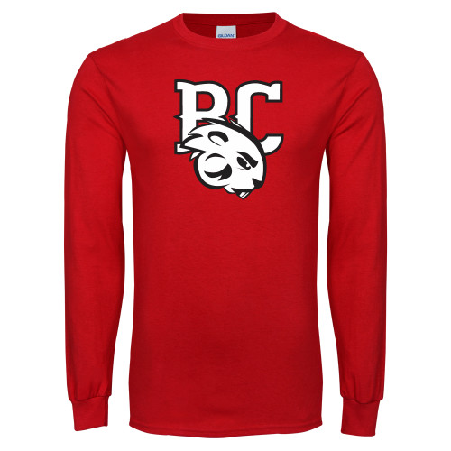  Red Long Sleeve T Shirt - BC with Buzz