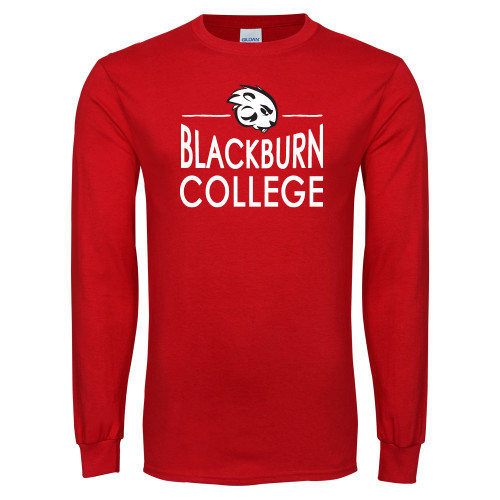  Red Long Sleeve T Shirt - Buzz Over Blackburn College
