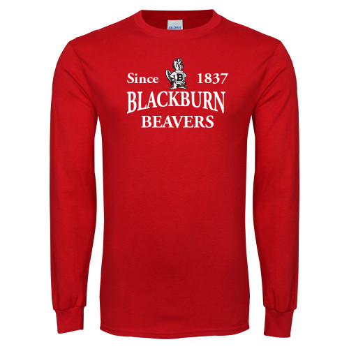  Red Long Sleeve T Shirt - Established Date with Barney