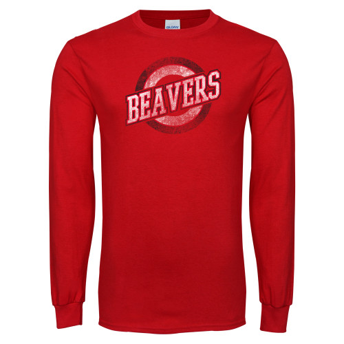  Red Long Sleeve T Shirt - Beaver Target