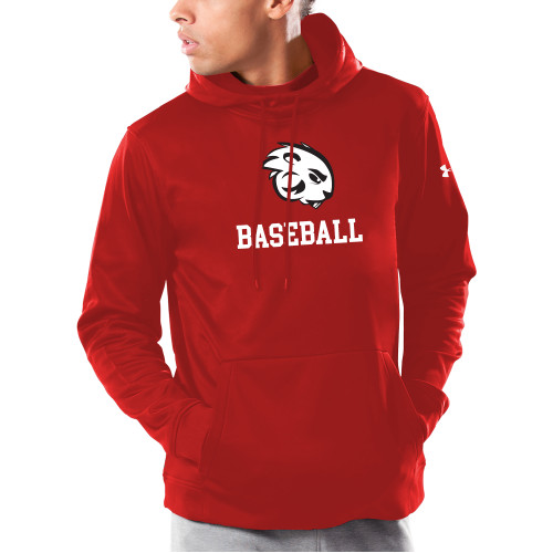  Under Armour Red Armour Fleece Hoodie - Baseball