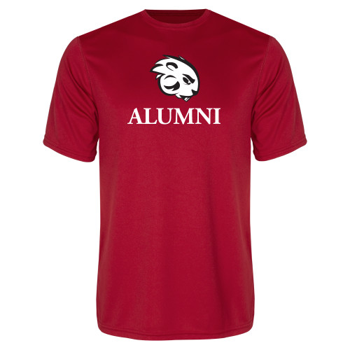  Red Performance Tee - Alumni with Buzz